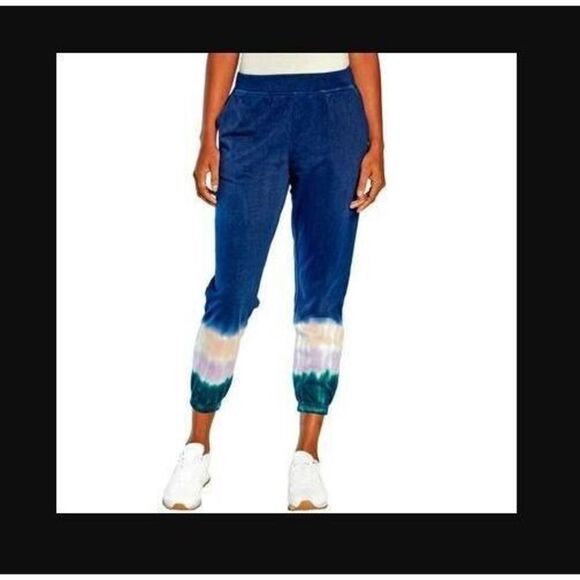 Wildfox Women's Sz Small Tie Dye French Terry Relaxed Fit Jogger Sweatpants $118 - Picture 10 of 10